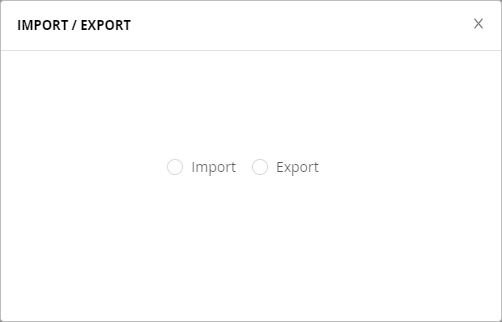 Шаг 1 мастера импорта/экспорта